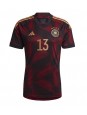 Tyskland Thomas Muller #13 Replika Borta Kläder VM 2022 Kortärmad